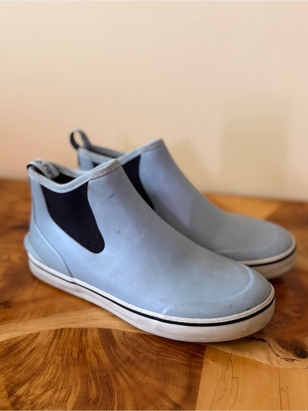 Hush Puppies Womens Rain Sneakers Blue Rainboots Size 8